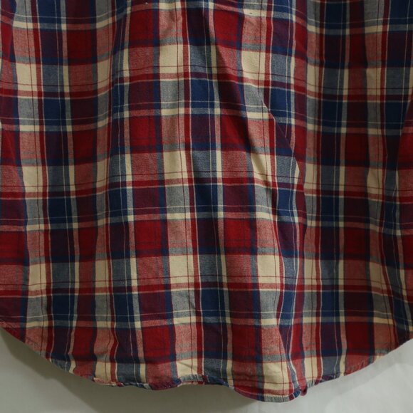 1980’s Vintage Abercrombie & Fitch “The Big Shirt” Plaid Button Down Men’s XL - Picture 9 of 9